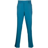lardini pantalon de costume à coupe droite - bleu