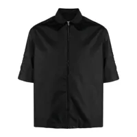givenchy chemise zippée à logo 4g - noir