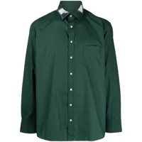 kolor chemise à détail de patch - vert