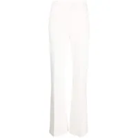 pinko pantalon de tailleur hulka à taille haute - blanc