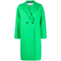 harris wharf london manteau en laine à boutonnière croisée - vert