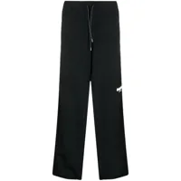 oamc pantalon de jogging à patch logo - noir