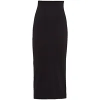 prada high-waist pencil skirt - noir