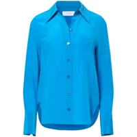 equipment chemise quinn en soie - bleu