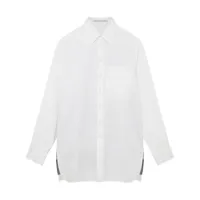 stella mccartney chemise imprimée en popeline - blanc