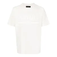 amiri t-shirt en coton à logo imprimé - tons neutres