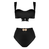 noire swimwear bikini bandeau seashell