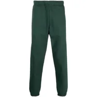carhartt wip pantalon de jogging à logo brodé - vert
