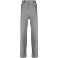 lardini pantalon de costume à coupe droite - gris