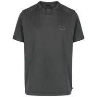ps paul smith t-shirt en coton à logo brodé - gris