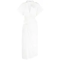 christopher esber robe-chemise comosum clash - blanc