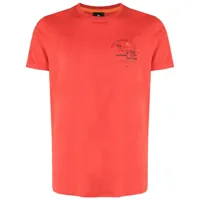 ps paul smith t-shirt en coton à logo imprimé - rouge