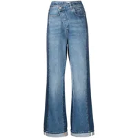 loewe jean deconstructed à coupe ample - bleu