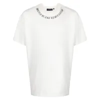 mostly heard rarely seen t-shirt en coton à logo imprimé - blanc