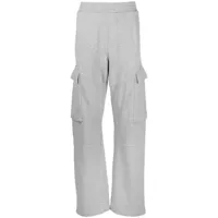 givenchy pantalon de jogging en coton à poches cargo - gris