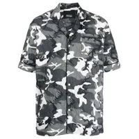mostly heard rarely seen chemise quilted camo à manches courtes - multicolore
