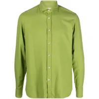 boglioli chemise boutonnée à manches longues - vert