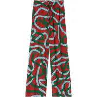 az factory pantalon de pyjama à imprimé graphique - rouge