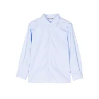 bonpoint chemise en coton à manches longues - bleu