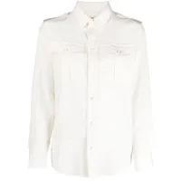 nili lotan chemise jeanette à boutonnière - tons neutres