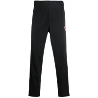 moncler pantalon de jogging à patch logo - noir