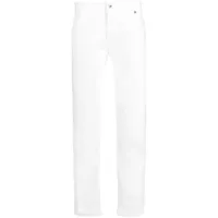 eleventy jean droit à taille basse - blanc