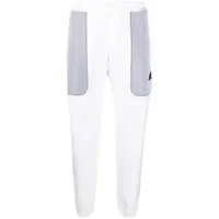paul & shark pantalon de jogging à patch logo - blanc