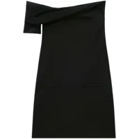 courrèges robe courte à épaules dénudées - noir