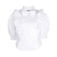 batsheva chemise en coton à rayures - blanc