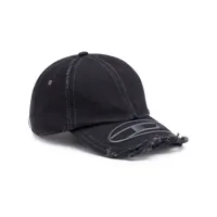 diesel casquette à patch logo c-jarl - noir