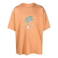 martine rose t-shirt à imprimé better days - marron