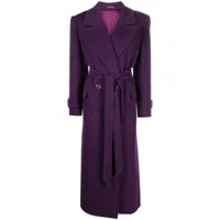 tagliatore manteau julia à simple boutonnage - violet