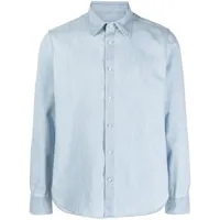 officine generale chemise en jean à manches longues - bleu