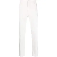 eleventy pantalon chino à coupe droite - blanc