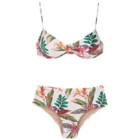 lygia & nanny bikini veronica à imprimé botanique - multicolore