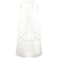 jnby pantalon ample à fronces - blanc