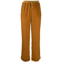 asceno pantalon aurelia en velours - or