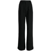 manning cartell pantalon de tailleur take two à plis marqués - noir