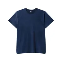re/done t-shirt en coton à manches courtes - bleu