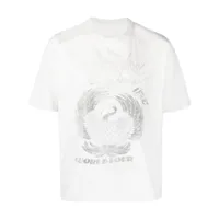 visvim t-shirt crash world tour en coton - blanc
