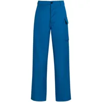 marni pantalon droit à poches cargo - bleu