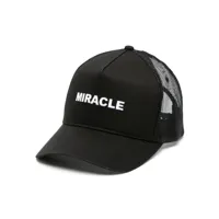 nahmias casquette à broderie miracle - noir