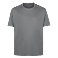 officine generale t-shirt en coton mélangé à col rond - gris