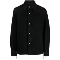 mm6 maison margiela chemise en jean - noir