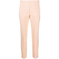 genny pantalon de tailleur à coupe fuselée - rose