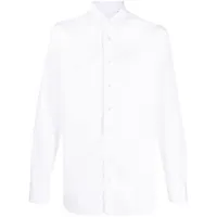 lardini chemise en coton à manches longues - blanc