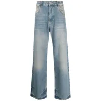 represent jean en coton à coupe droite - bleu