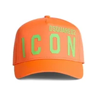 dsquared2 casquette à logo imprimé - orange