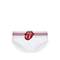 dsquared2 culotte the rolling stones - blanc
