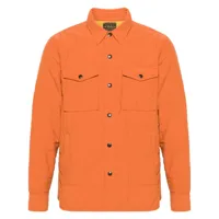 ralph lauren rrl veste matelassée à doublure à carreaux - orange